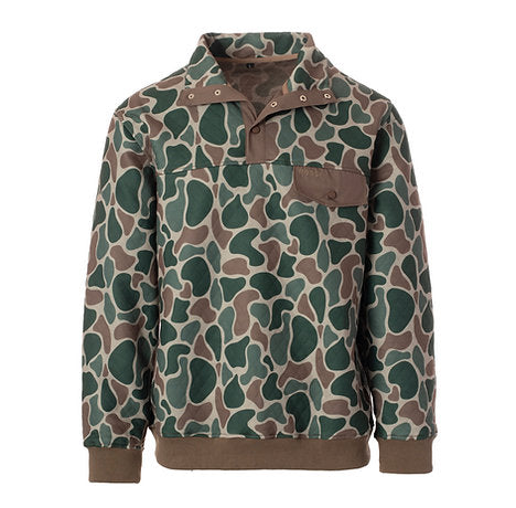 Camo Quilted Pullover