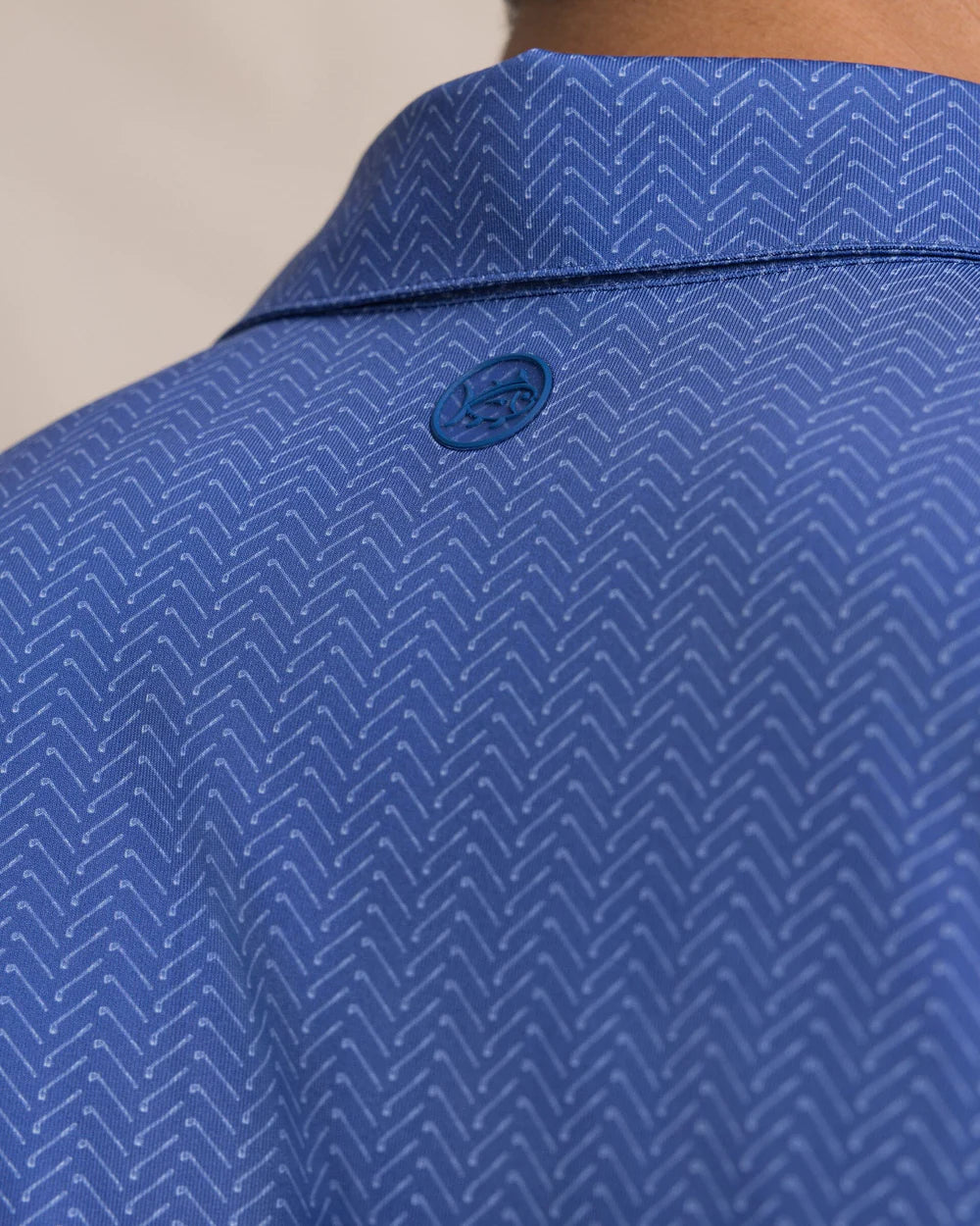 Driver Raise the Par Printed Polo | Nautical Blue