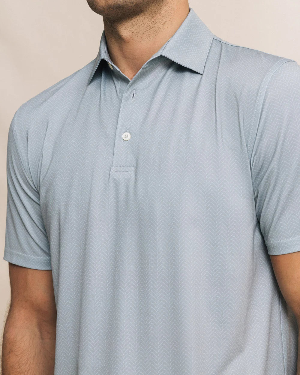 Driver Raise the Par Printed Polo | Steel