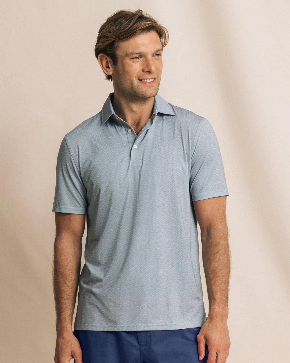 Driver Raise the Par Printed Polo | Steel