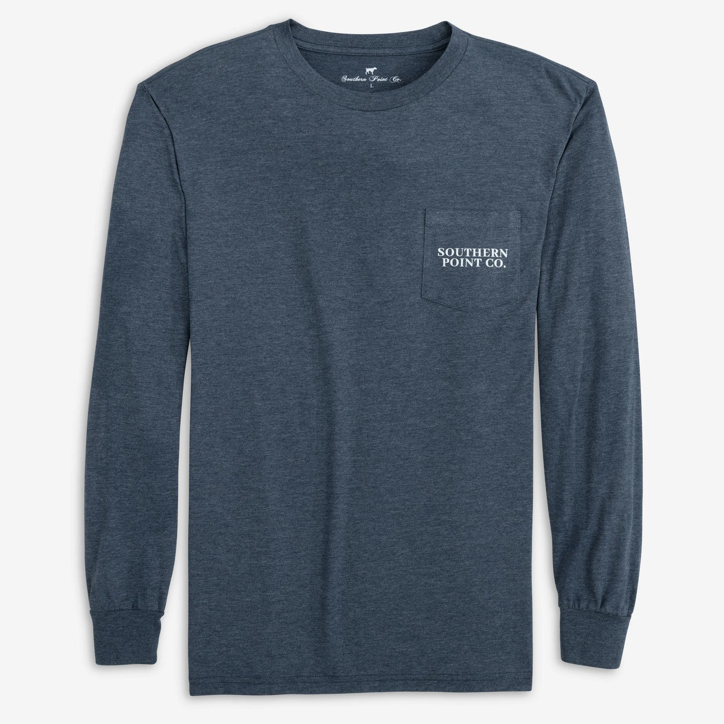 Youth Field Shot Long Sleeve Pocket Tee - Orion Blue