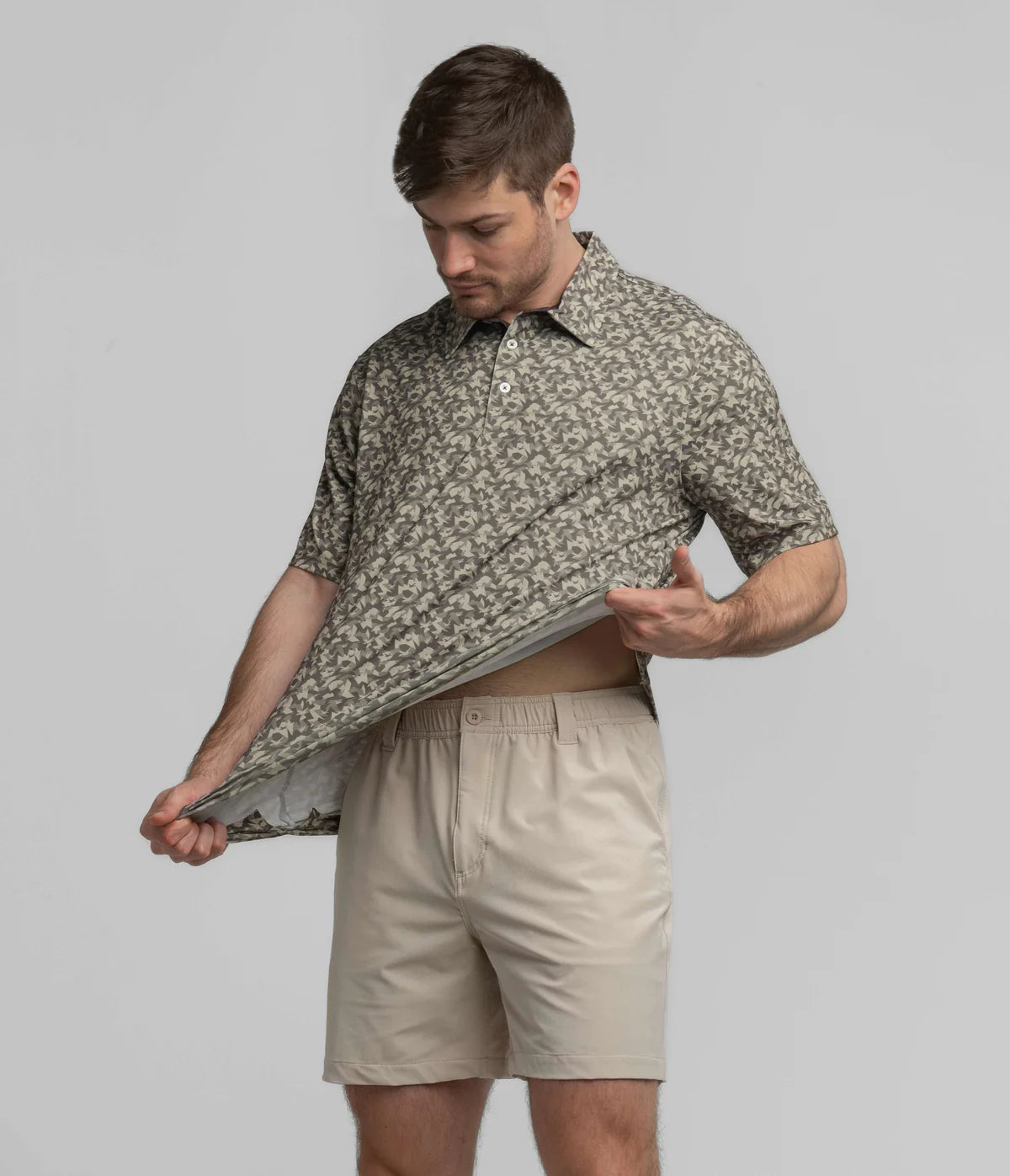 Feathered Pursuit Printed Polo
