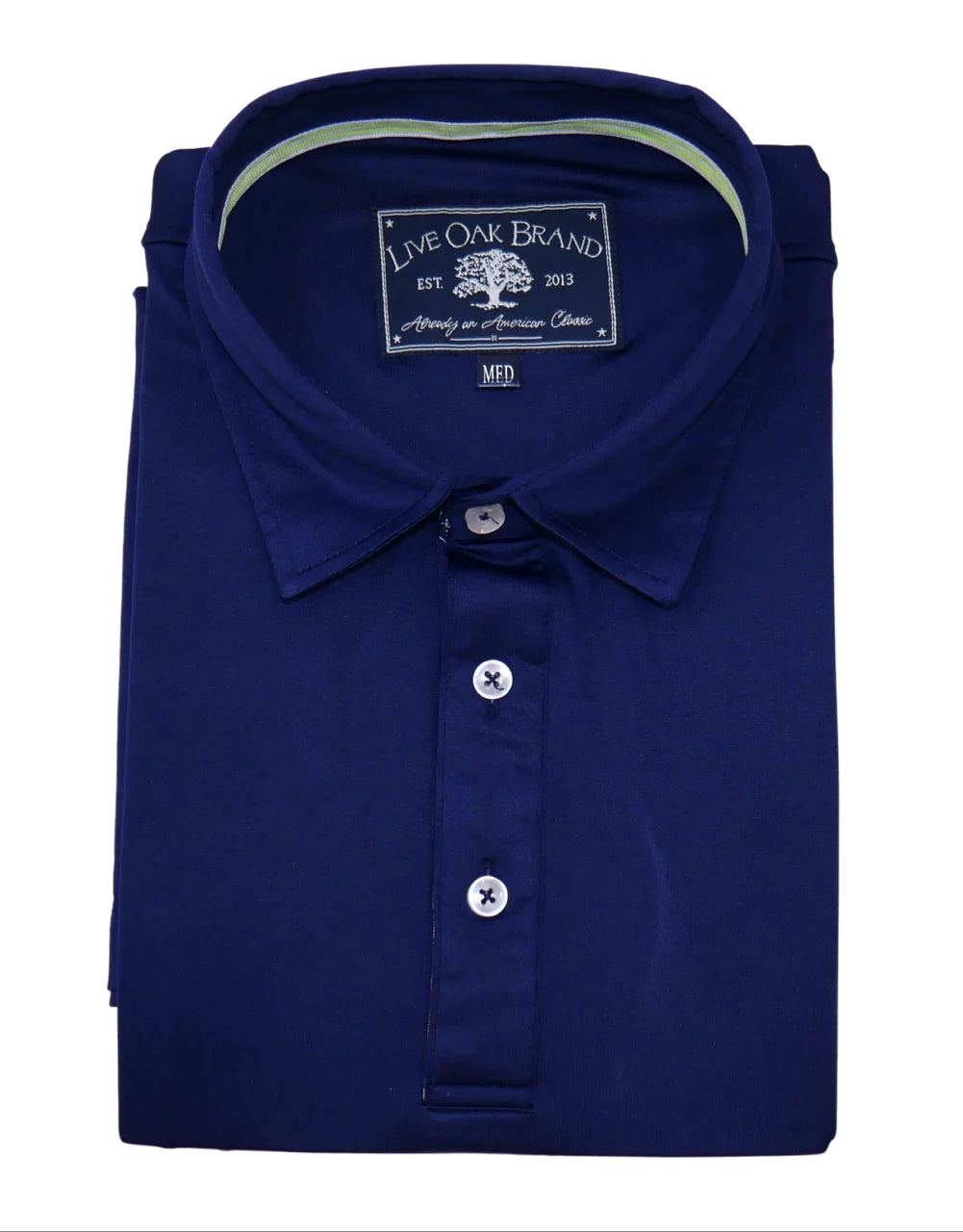 True Navy Solid Performance Polo