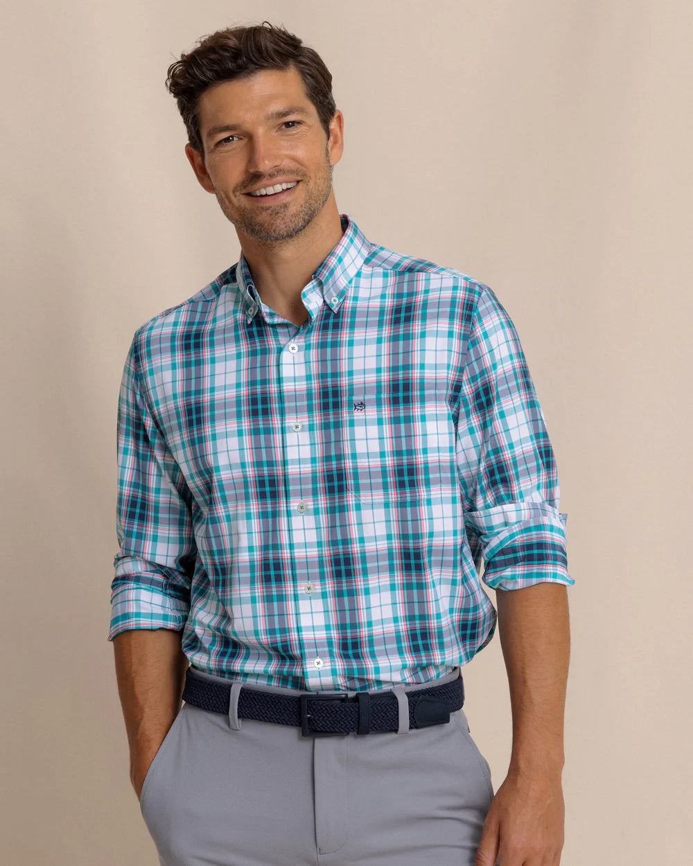 Willowbrook Plaid Intercoastal Sport Shirt